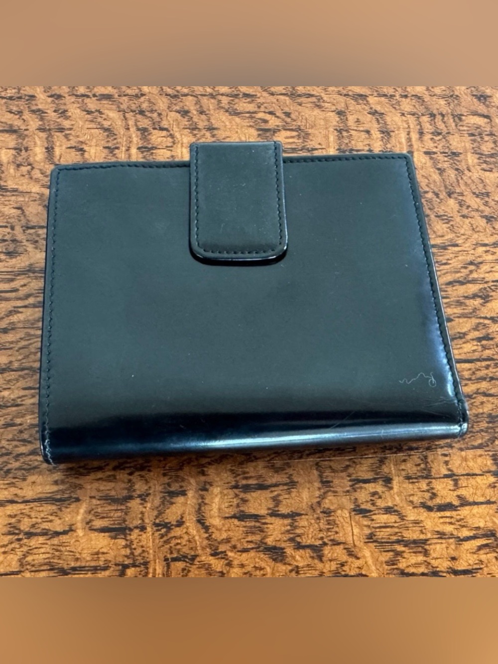 Gucci Black Patent Leather Wallet Interlocking GG w/COA - Picture 15 of 16